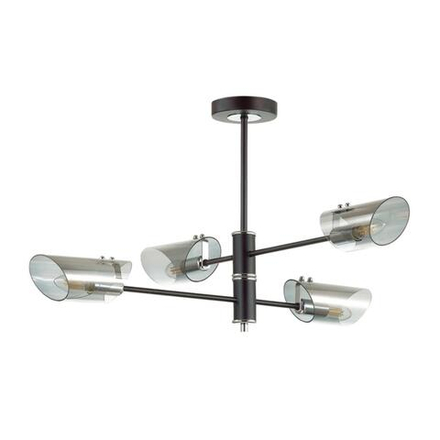 4402/4C MODERNI LN19 000 хром, черный Люстра потолочная E14 4*40W 220V NOLAN