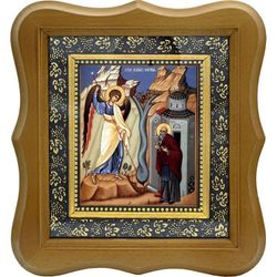 Чудо Архистратига Михаила в Хонех. Икона на холсте