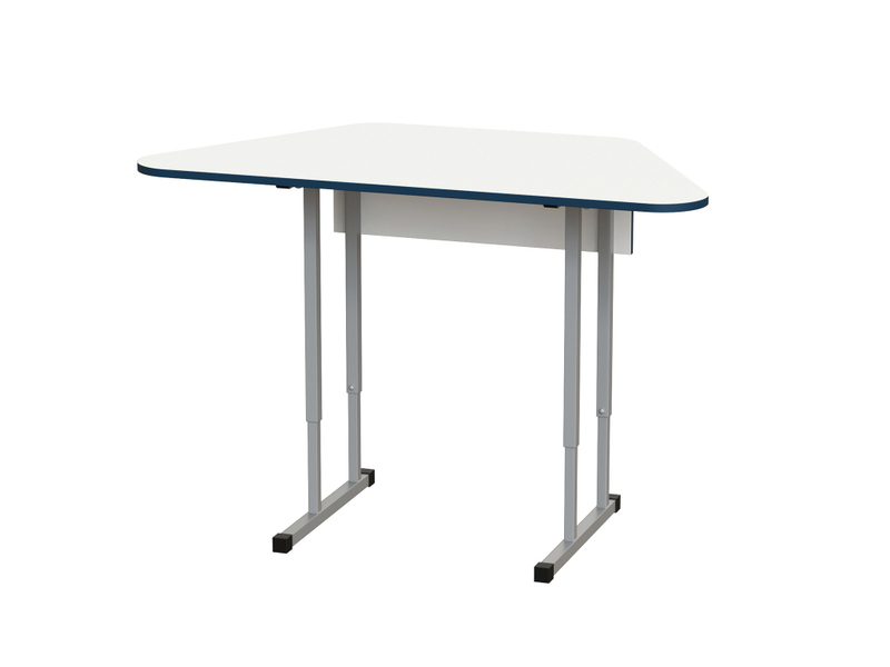 Стол трапеция 1-местный ученический регулируемый