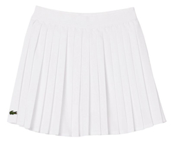 Юбка для девочки теннисная Lacoste Pleated Skirt With Built-In Shorts - белый