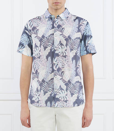 Рубашка SS ECO RAYON INDGO T GUESS - голубой(M3GH31 WD4Z2)