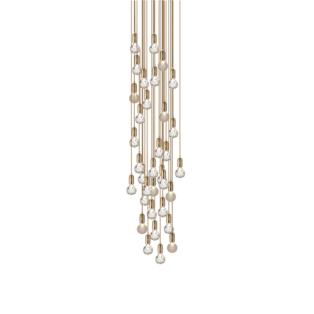 Pendant design lamp Crystal Bulb by Lee Broom (36 suspension)