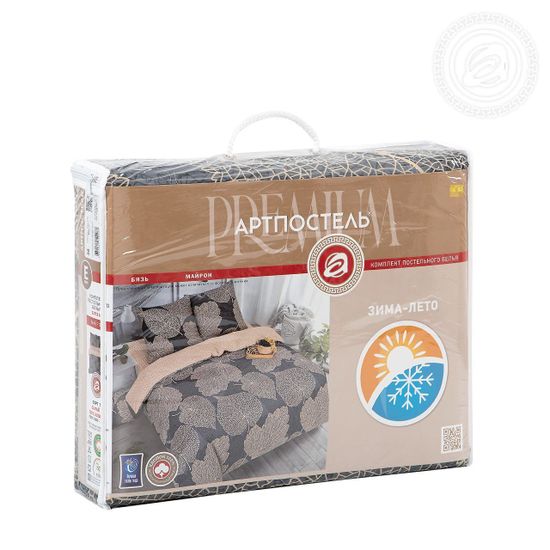 Евро комплект постельного белья Майрон Зима-Лето бязь