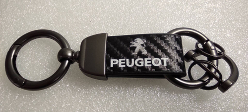 Брелок "Peugeot" карбон mini (1 шт.)