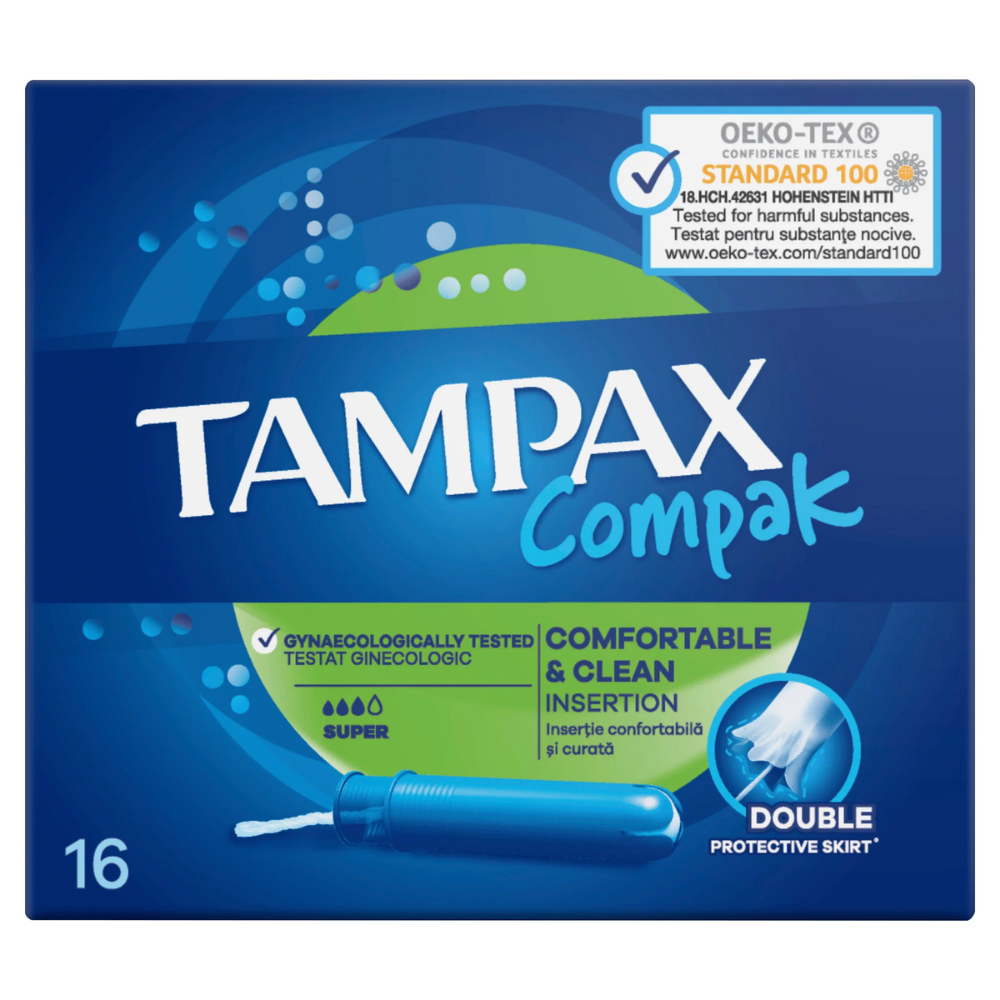 Тампоны Tampax Compak Super 16 шт