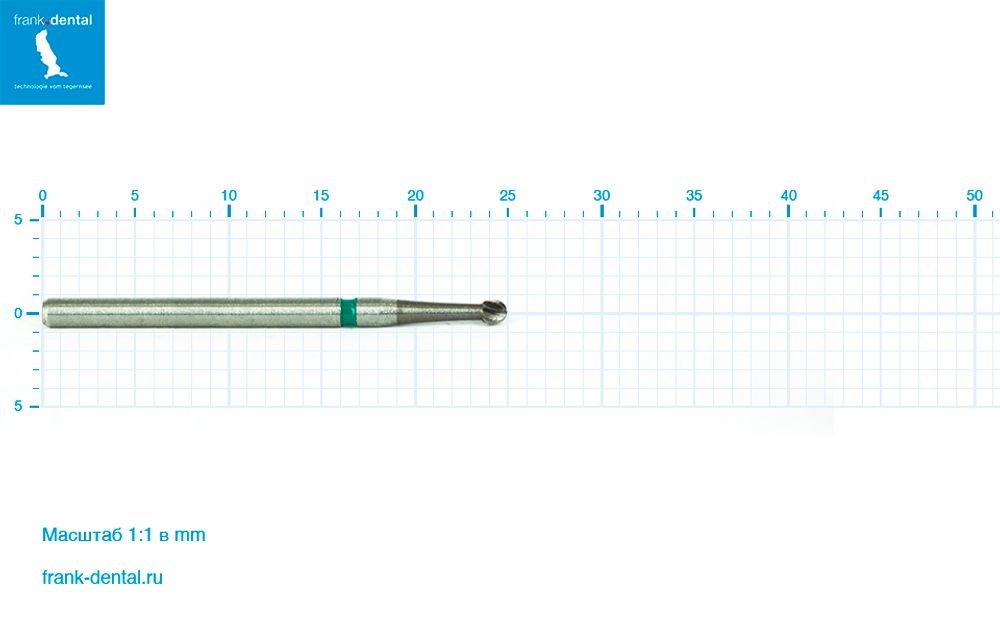 Бор твердосплавный Frank Dental типа FG - C.1S.014.FGXL