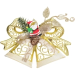 Украшение новогоднее «Веселье» 20*15 см, Золото