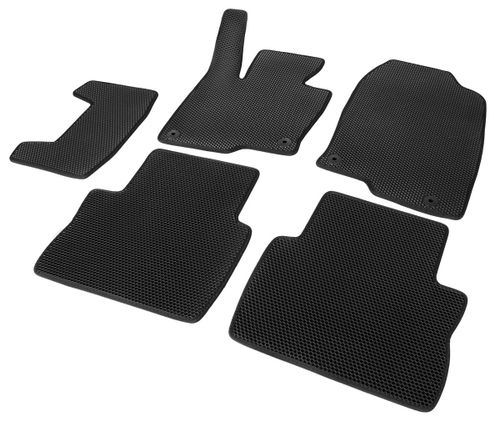 Коврики в салон автомобиля AutoFlex EVA (ЭВА, ЕВА) Business для Mazda CX-5 II поколение 2017-н.в., 5 частей, с крепежом, 3380101