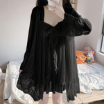 Пеньюар(винтаж) сорочка+халат 107#