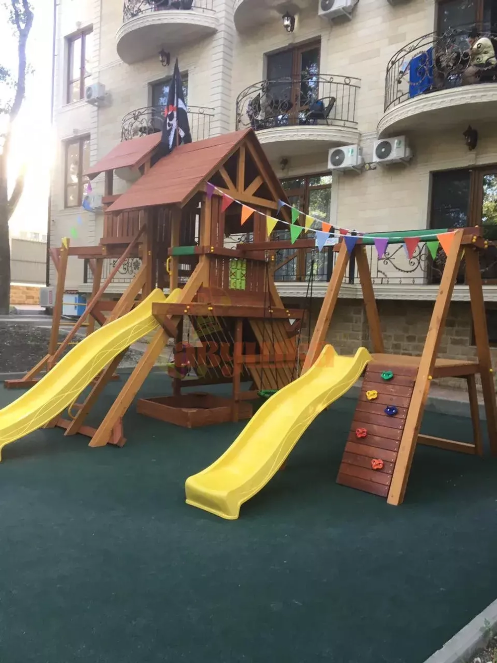 Деревянный игровой комплекс Савушка Lux - 11