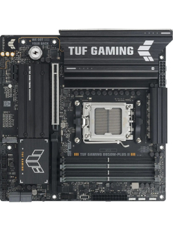 ASUS TUF GAMING B850M-PLUS II (Socket AM5, mATX, 4xDDR5(256GB), DP/HDMI, 1xPCIe 5.0x16/1xPCIe 4.0x16/1xPCIe 4.0, 1xLAN (2.5GbE), 4xSATA 6Gb/s, 3xM.2, 1xType-C, 7xUSB 3.2, 4xUSB 2.0)