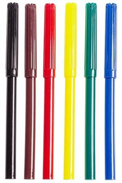 Фломастеры 6 цв. "ECO. Робо" (Хатбер)