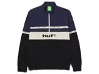 Толстовка на молнии HUF TAPED 1/4 ZIP FLEECE