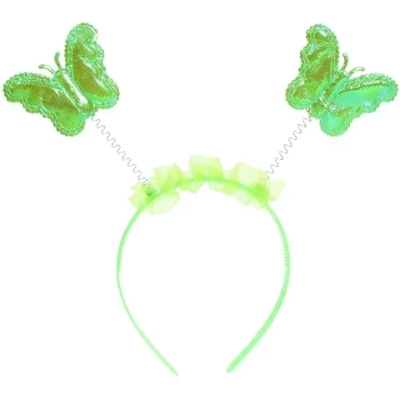 Набор карнавальный «Нежная принцесса» (ободок, крылья, палочка), Салатовый