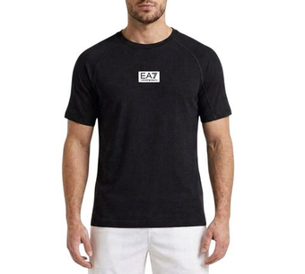 Мужская теннисная футболка EA7 Dynamic Athlete In Vigor7 - black