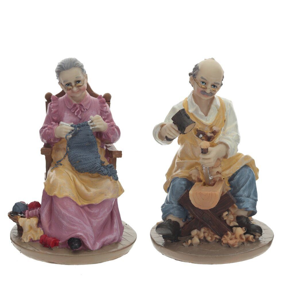 GAEM Фигурка декоративная "Бабушка/Дедушка", L11 W11 H17 см, 2в.