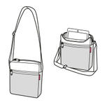 Сумка crossbag canvas blue