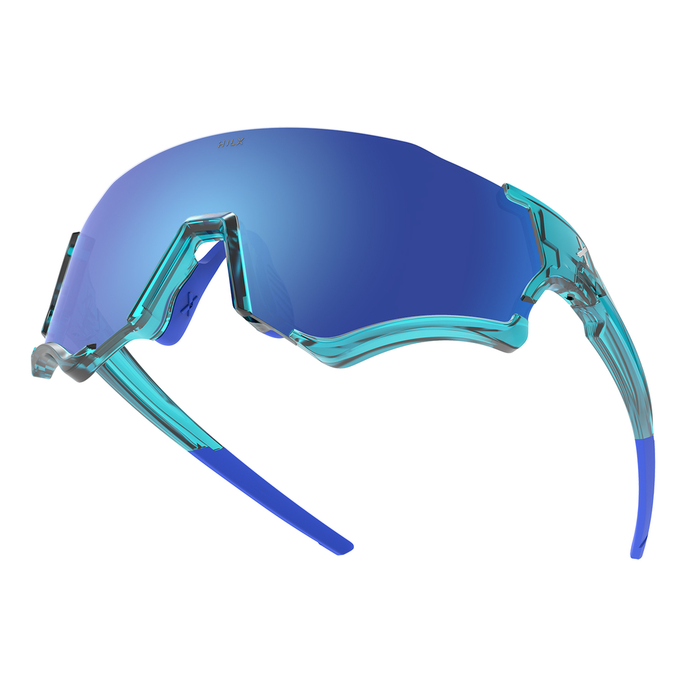 Спортивные очки HILX Revok / Shiny Blue Blue / Blue Lens