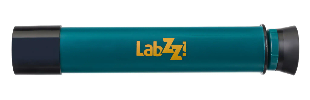 Зеленая зрительная труба Levenhuk LabZZ S5 12x30 с логотипом