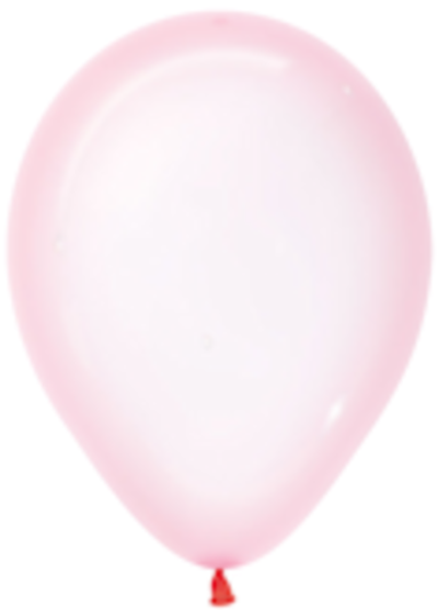 Латексный шар кристалл розовый 12"