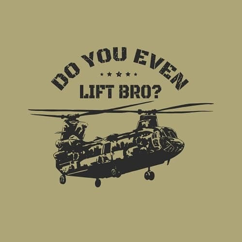 принт с вертолетом CH-47 оливковый