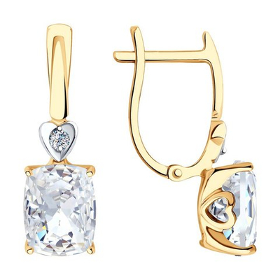 Серьги Au 585 (727333)