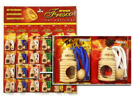 Ароматизатор Areon FRESCO деревянный флакон
