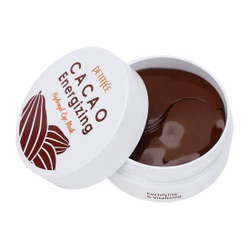 Petitfee Cacao Energizing Hydrogel Eye Patch Тонизирующие гидрогелевые патчи с какао, 60 шт