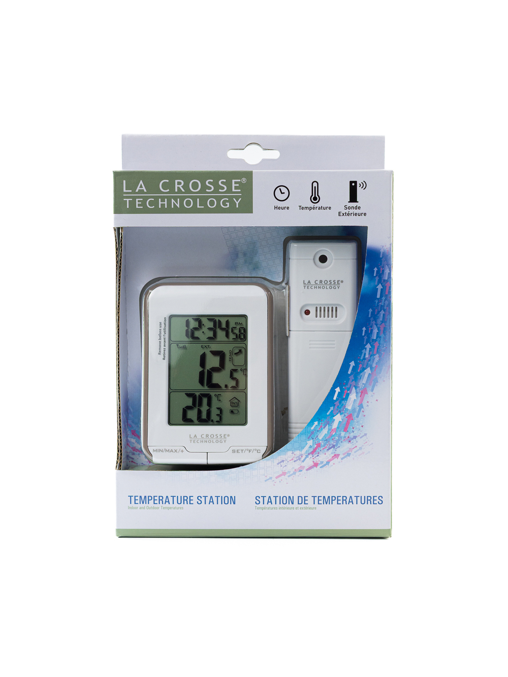 Термометр LA CROSSE WS6810 с наружным датчиком, taupe (серо-коричневый)