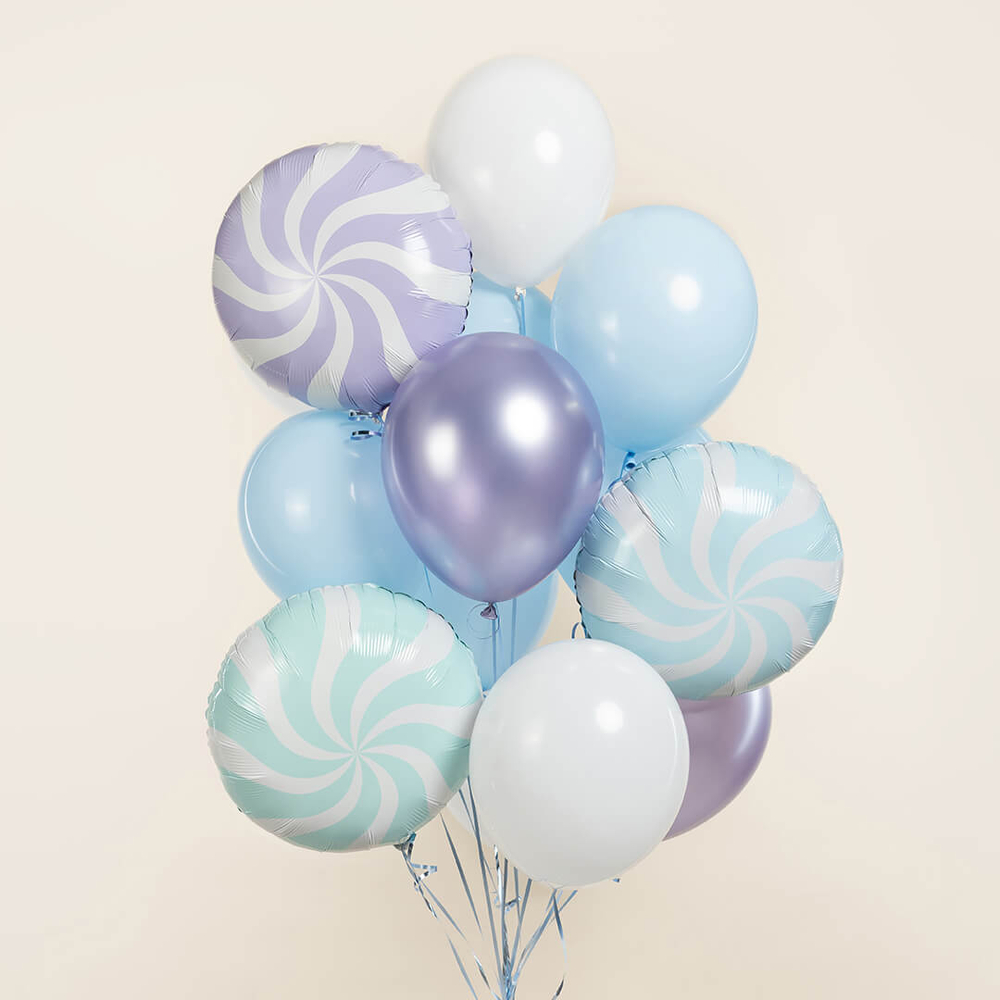 Шар круг Леденец сиреневый