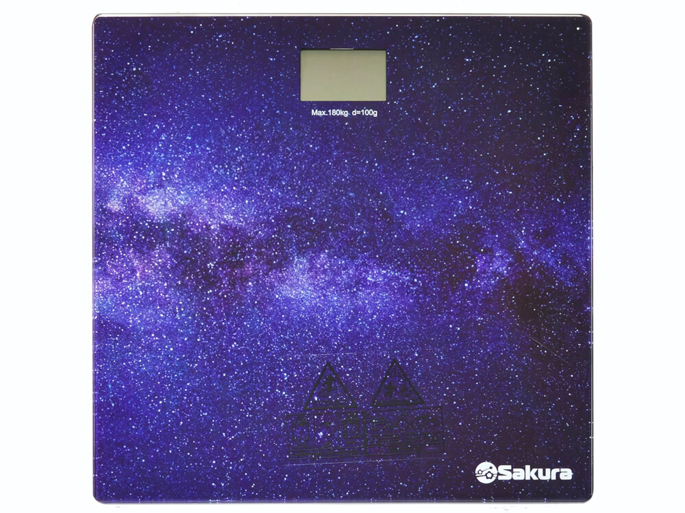 Весы напольные электронные до 180кг "Космос"