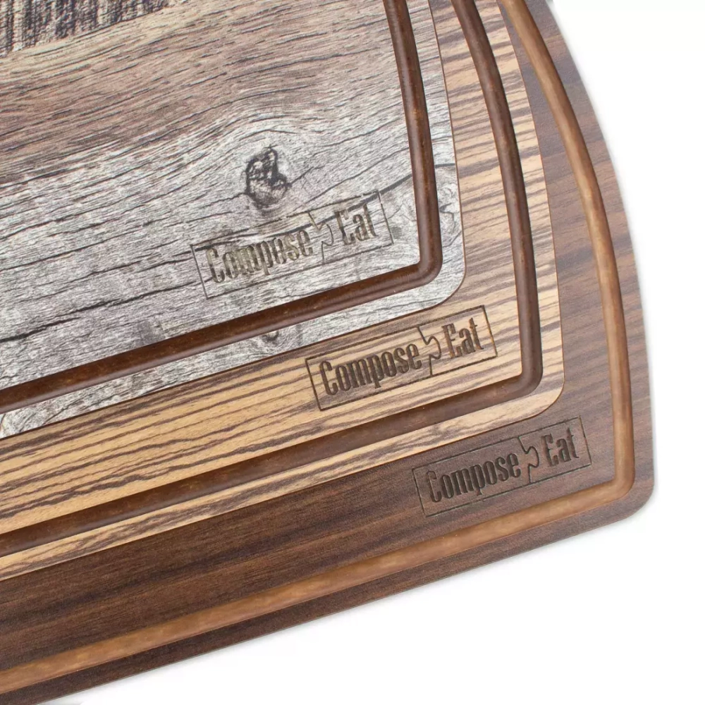 Доска для сервировки 21х37см ComposeEat Fashion орех