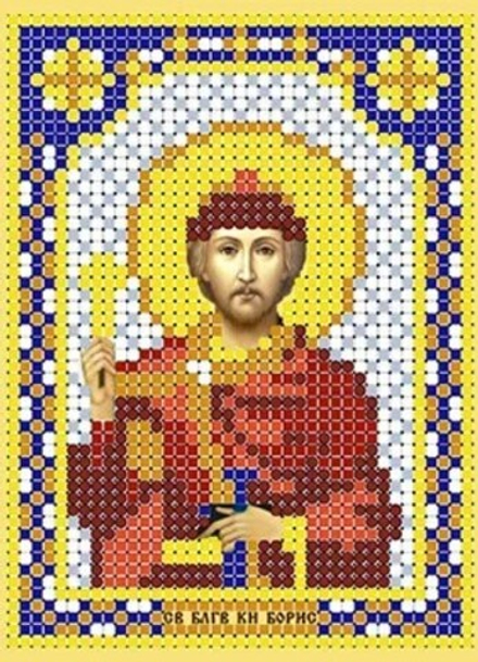 Схема для вышивания бисером "Борис", 8,5 x 11,3 см (Основная)