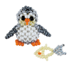 "Пингвиненок с рыбкой"-В187 набор для бисероплетения