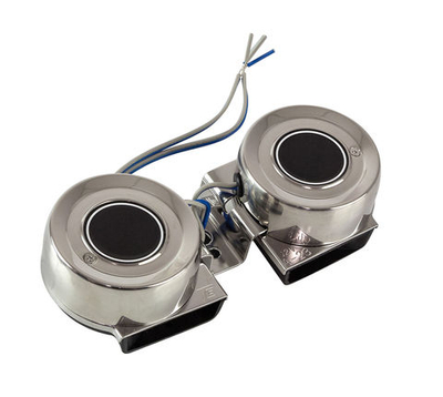 Сигнал звуковой двойной (12В, 110 дБ, нержавеющая сталь)