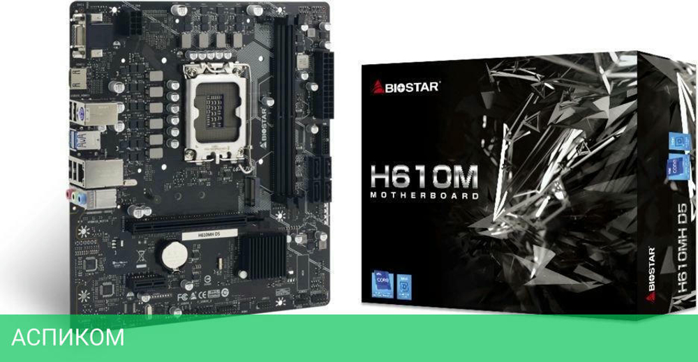 Материнская плата Biostar H610MH D5 DDR5