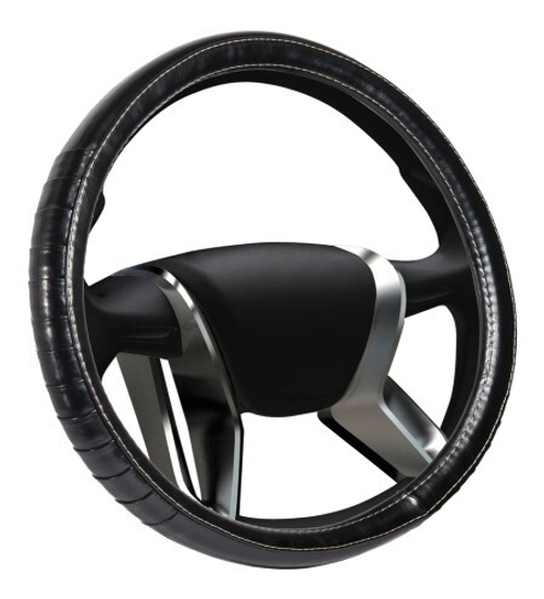 Оплетка руля M 37-38 см замшевая  SENATOR ALASKA  черная (AZARD)
