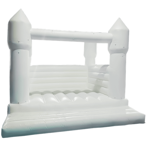 Белоснежный надувной батут - фотозона и реквизит для свадебных торжеств и праздников, 4*4*2,75 м