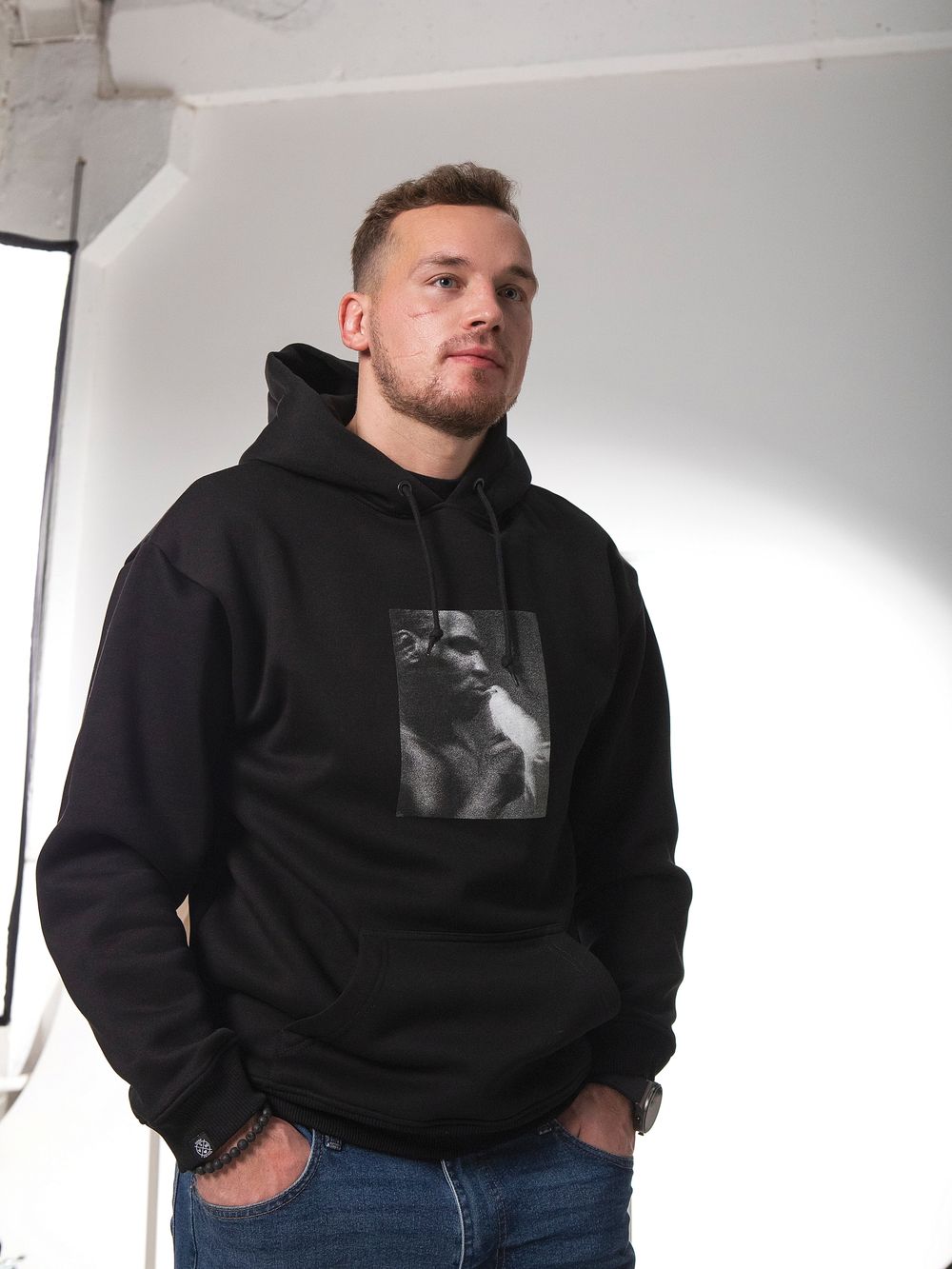 Худи Hook Тайсон черное