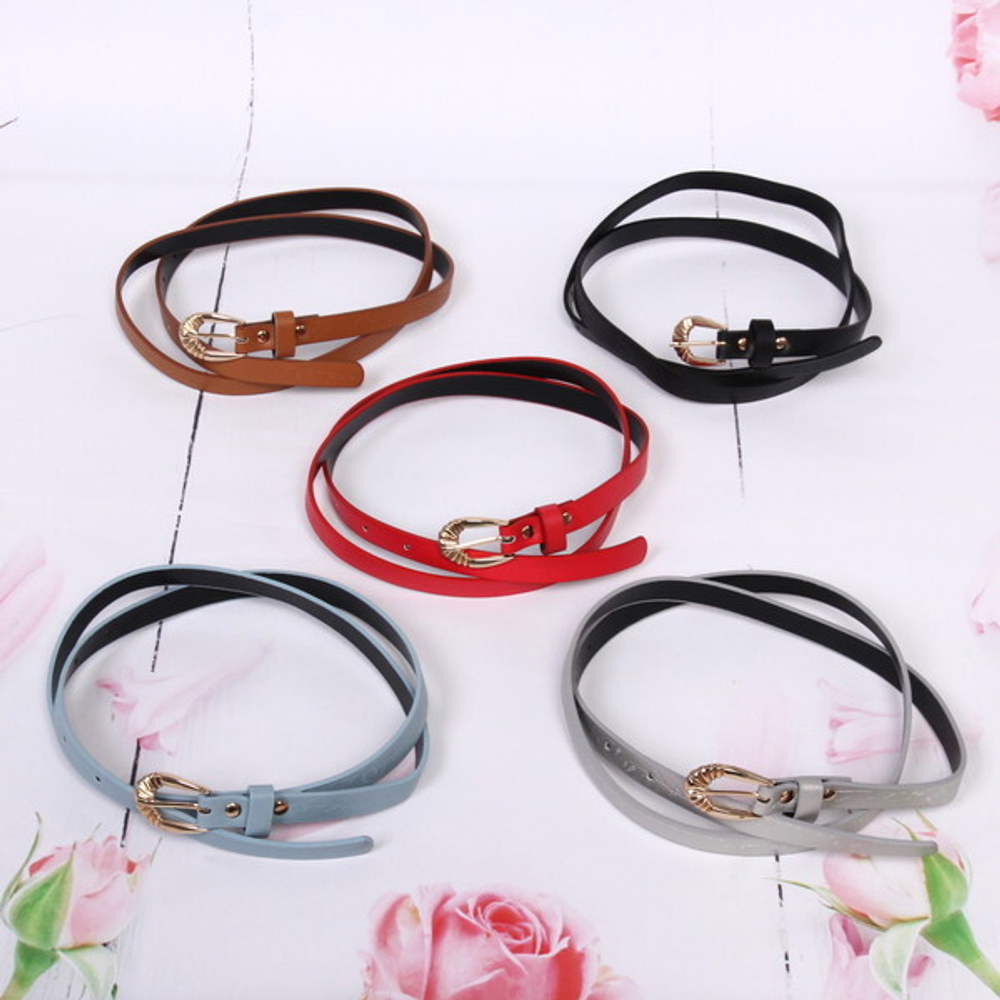 Ремень женский «Elegance - Flower», микс 6 цветов, 105*1.3см