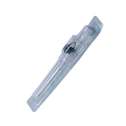 Катетер внутривенный 16G (канюля) Vogt Medical  , с крыльями и доп. портом, серый