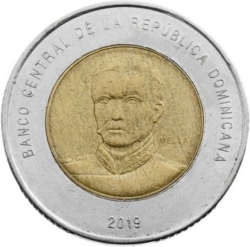 10 песо 2019 Доминикана