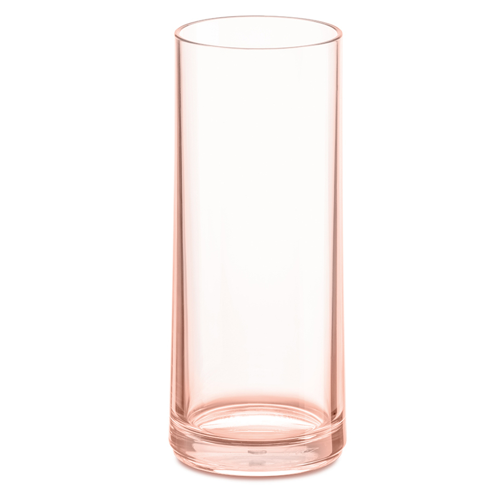 Стакан высокий superglas, cheers, no 3, 250 мл, акрил, розовый