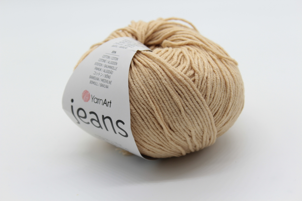 Пряжа "Jeans" 07 Карамель