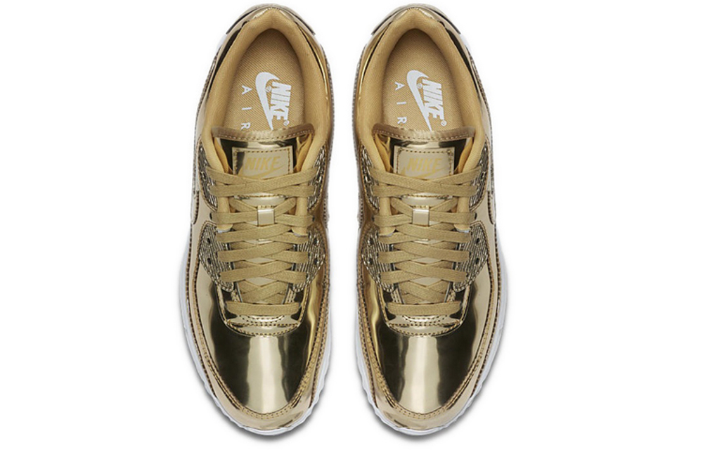 Кроссовки Nike Air Max 90 Sp "Metallic Gold" (Женская размерная сетка)