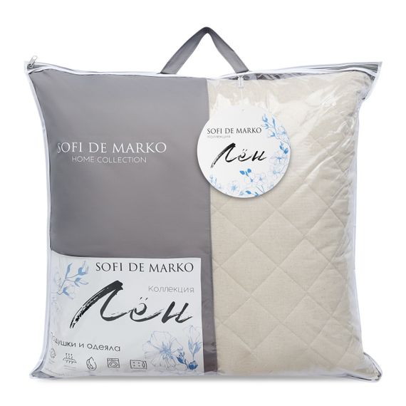 Лен Подушка 70х70