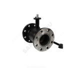 Кран шаровой сталь 09Г2С Ballomax КШТ 61.103 Ду 125 Ру25 фл L=325мм под электропривод с рукояткой ISO F07 BROEN КШТ 61.103.125.А.25