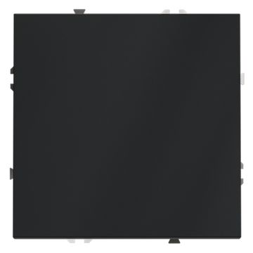 Выключатель встраиваемый VOLTUM S70 одноклавишный 10А, (графит)