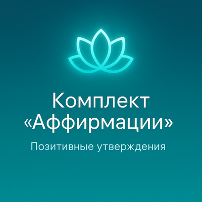 Комплект "Аффирмации"
