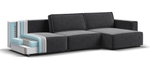 Угловой диван BOSS SOFT MODOOL MAX Вельвет CORD графит